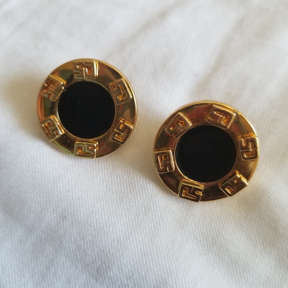 Gold plated vintage St John earrings